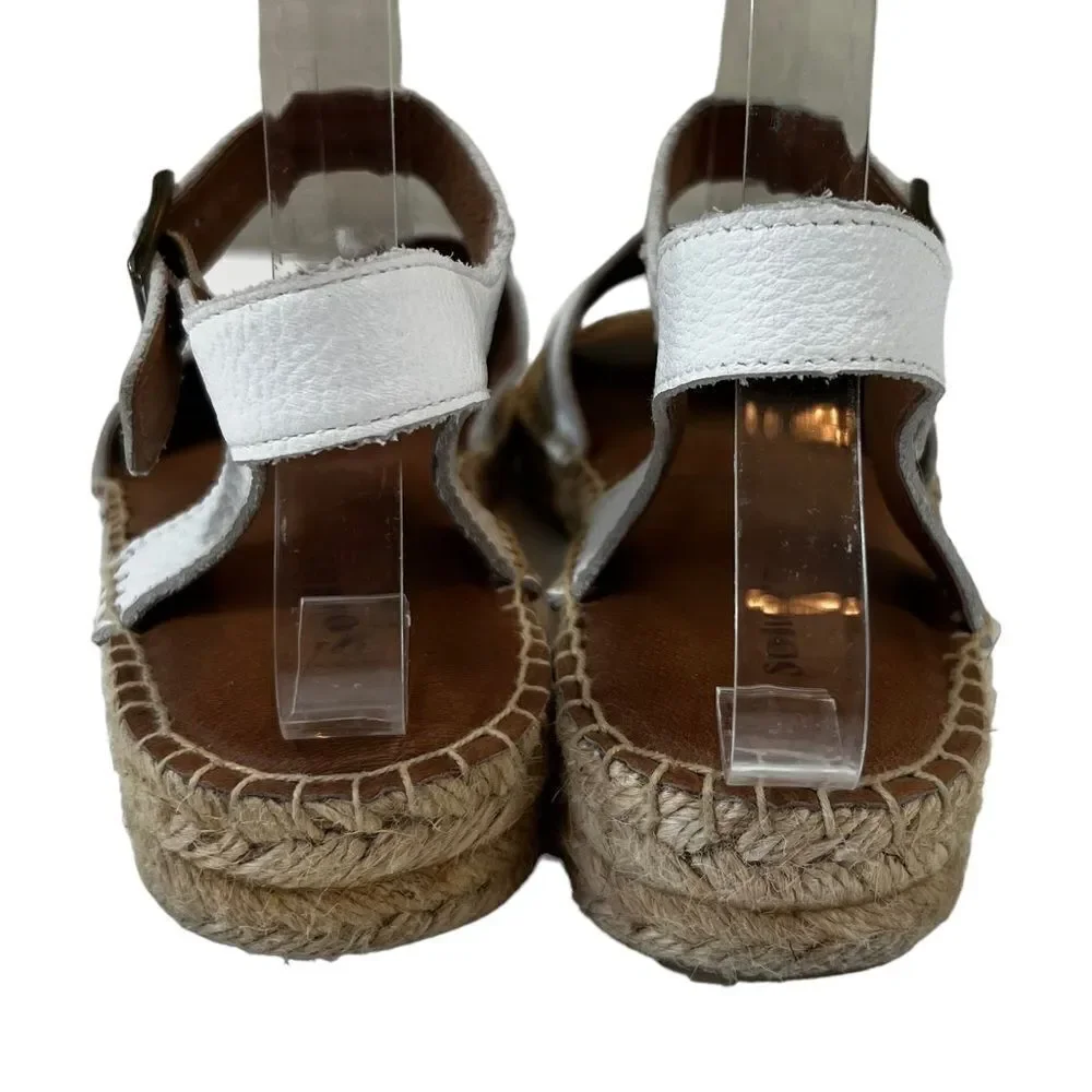 Soludos White Espadrille Sandals